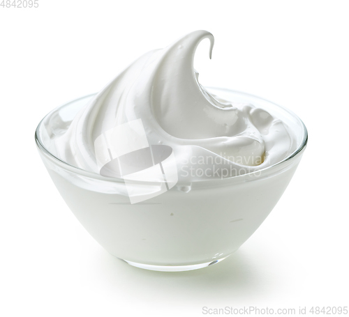 Image of bowl of whipped egg whites