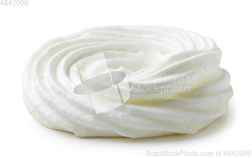 Image of freshly baked meringue cookie 