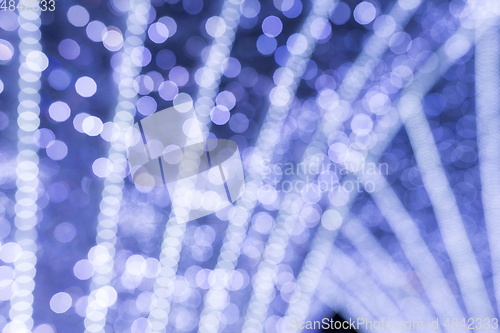 Image of Blurry view of christmas decoration
