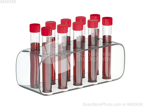 Image of Test samples with blood