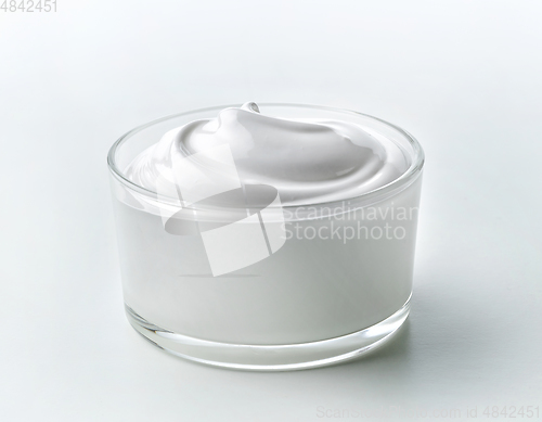 Image of bowl of whipped egg whites cream