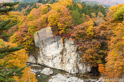 Image of Autumn landscape in kinugawa