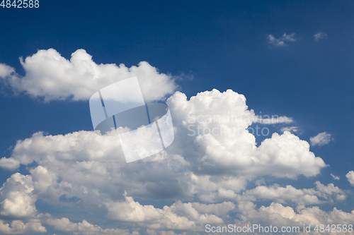 Image of Blue sky and clouds