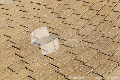 Image of Natural yellow pavement