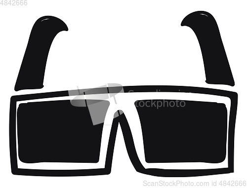 Image of A glasses icon vector or color illustration