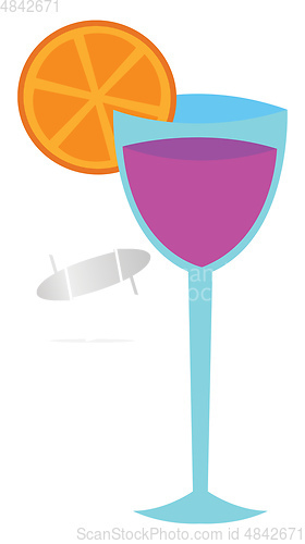 Image of colorful cocktail vector or color illustration