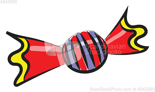 Image of Sketch of the colorful candy/Chocolate Bonbon vector or color il