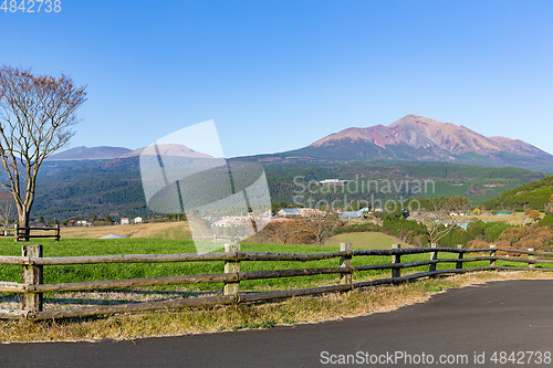 Image of Pasture and mountain Kirishima