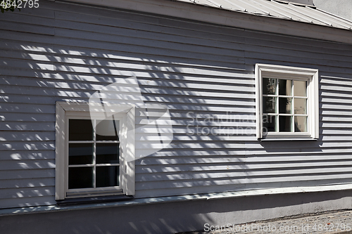 Image of Wall of a house, close-up