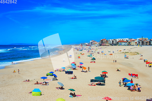 Image of People ocean beach summer Portugal