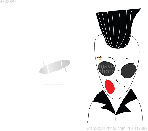 Image of Rocker illustration vector on white background 