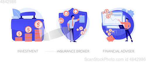 Image of Financial planning vector concept metaphors.