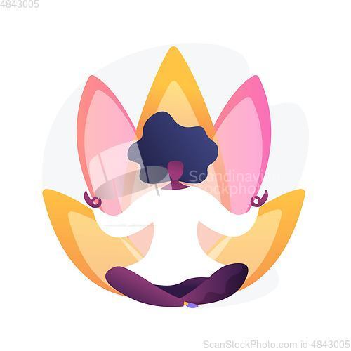 Image of Yoga school vector concept metaphor