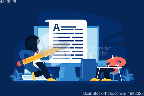Image of Copywriting concept vector illustration