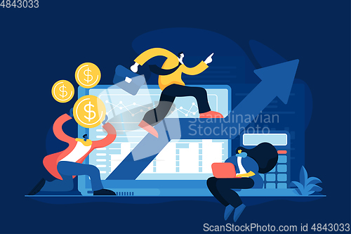 Image of Demand planning concept vector illustration