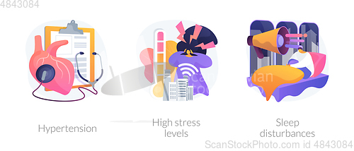 Image of Medical disorders vector concept metaphors