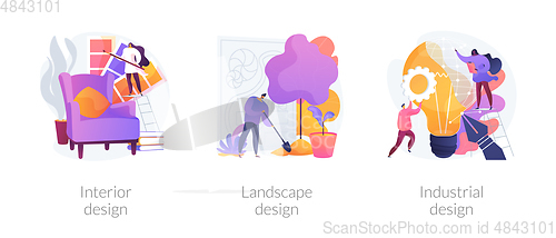 Image of Design services vector concept metaphors.