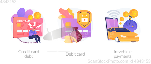 Image of Payment method vector concept metaphors