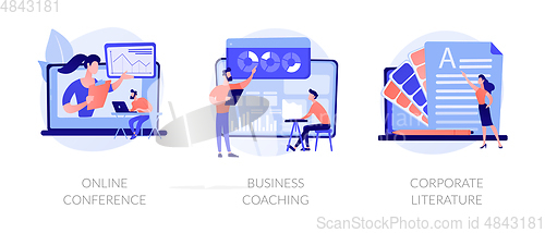 Image of Business education vector concept metaphors.