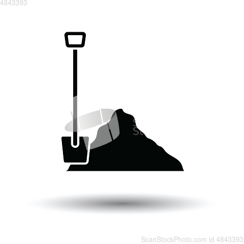 Image of Icon of Construction shovel and sand