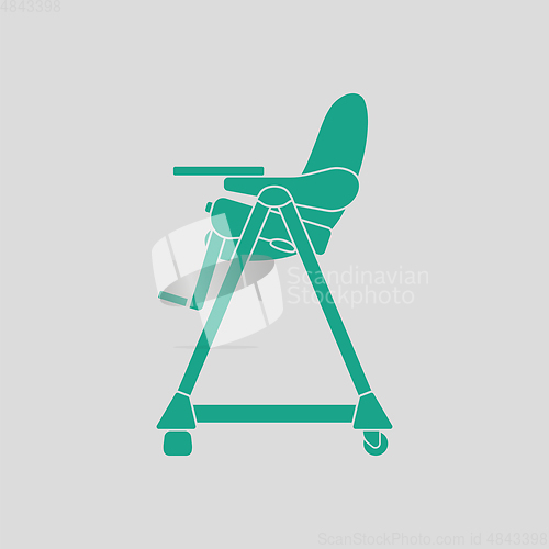 Image of Baby high chair icon