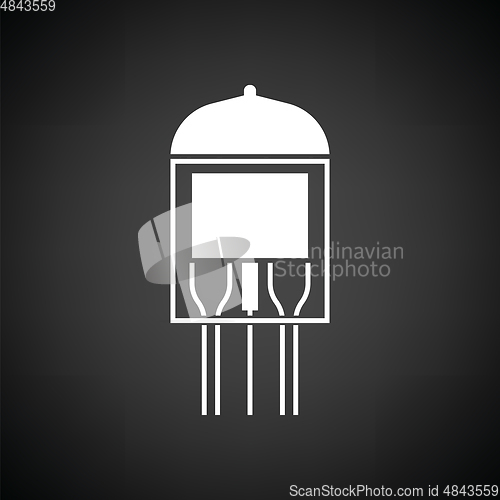 Image of Electronic vacuum tube icon