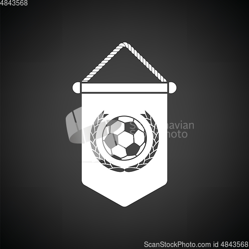 Image of Football pennant icon