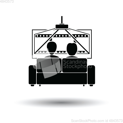 Image of Cinema sofa icon