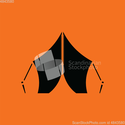 Image of Touristic tent icon