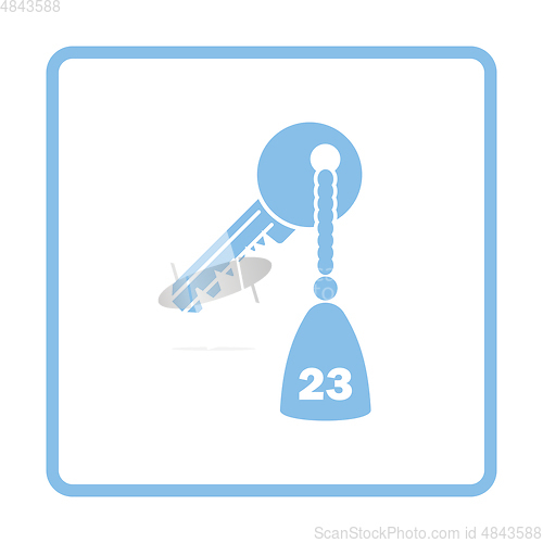 Image of Hotel room key icon