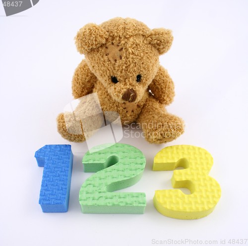 Image of Bear and Numbers