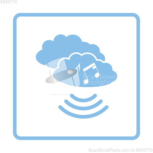 Image of Music cloud icon