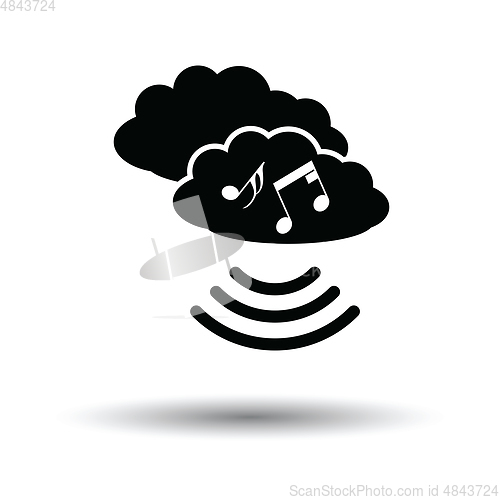 Image of Music cloud icon