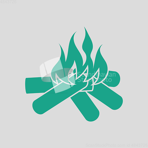 Image of Camping fire  icon