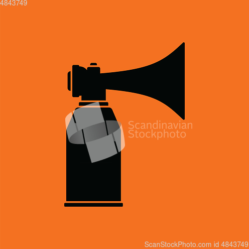 Image of Football fans air horn aerosol icon