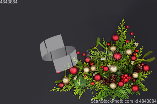 Image of Festive Christmas Abstract Background 