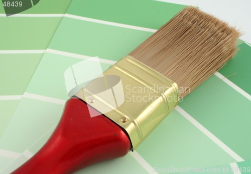 Image of Green Paint Samples