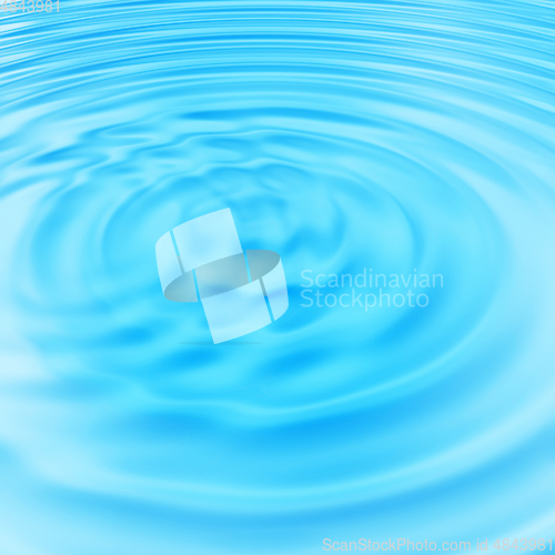 Image of Abstract blue water ripples