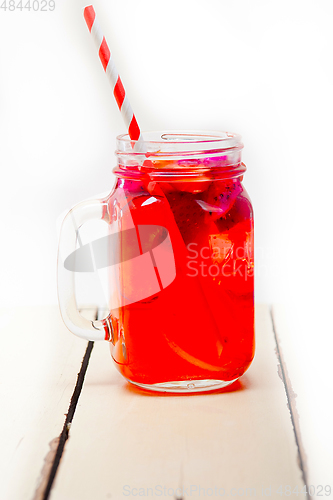 Image of fresh fruit punch drink