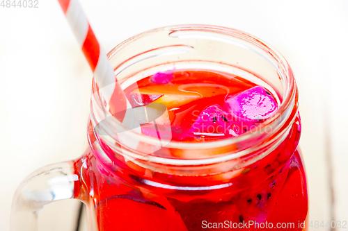 Image of fresh fruit punch drink