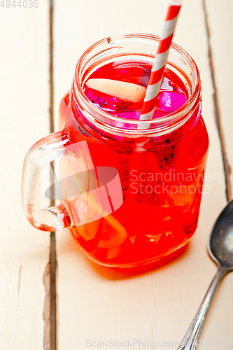 Image of fresh fruit punch drink