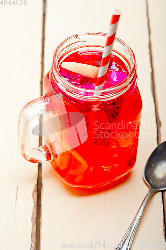 Image of fresh fruit punch drink