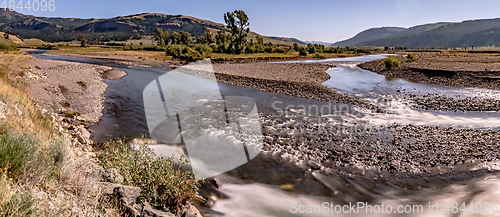 Image of Soda Butte Creek is a major tributary of the Lamar River at Yell