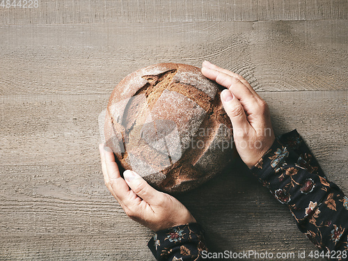 Image of freshly baked artisan bread