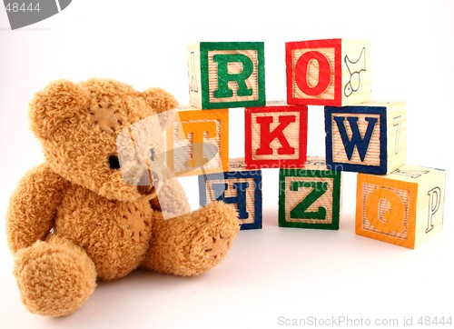 Image of Bear and Blocks