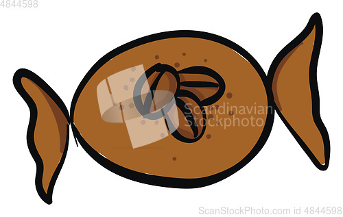 Image of Chocolate candy vector or color illustration