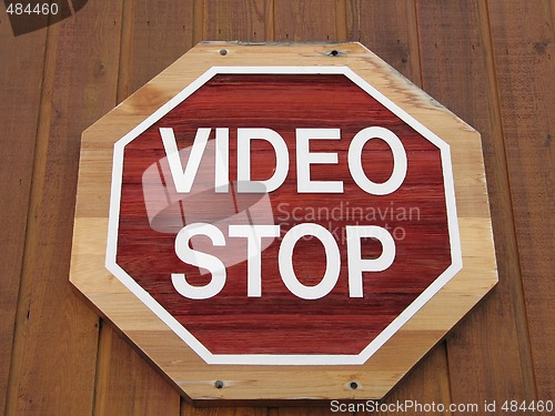 Image of video stop sign