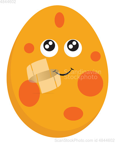 Image of Dragon egg vector or color illustration