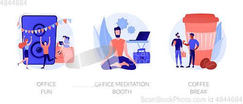 Image of Office life vector concept metaphors