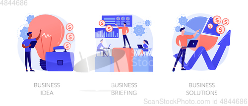 Image of Small business launcher vector concept metaphors.